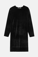 Robe en velours noir Alma