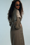 Trench à carreaux Bobby