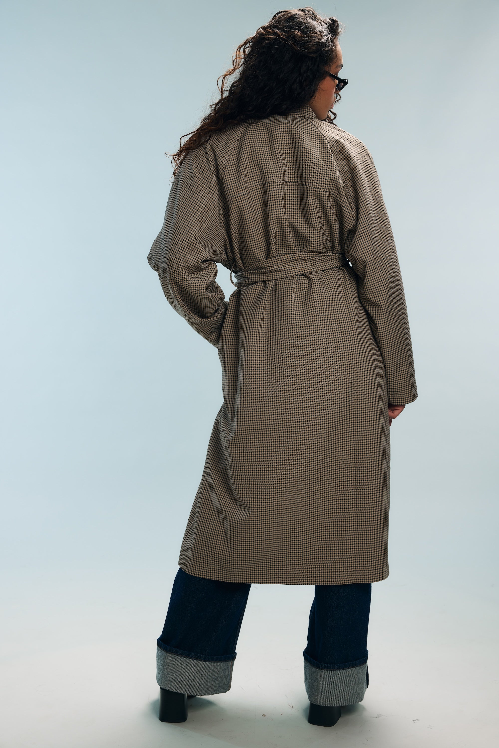Trench à carreaux Bobby