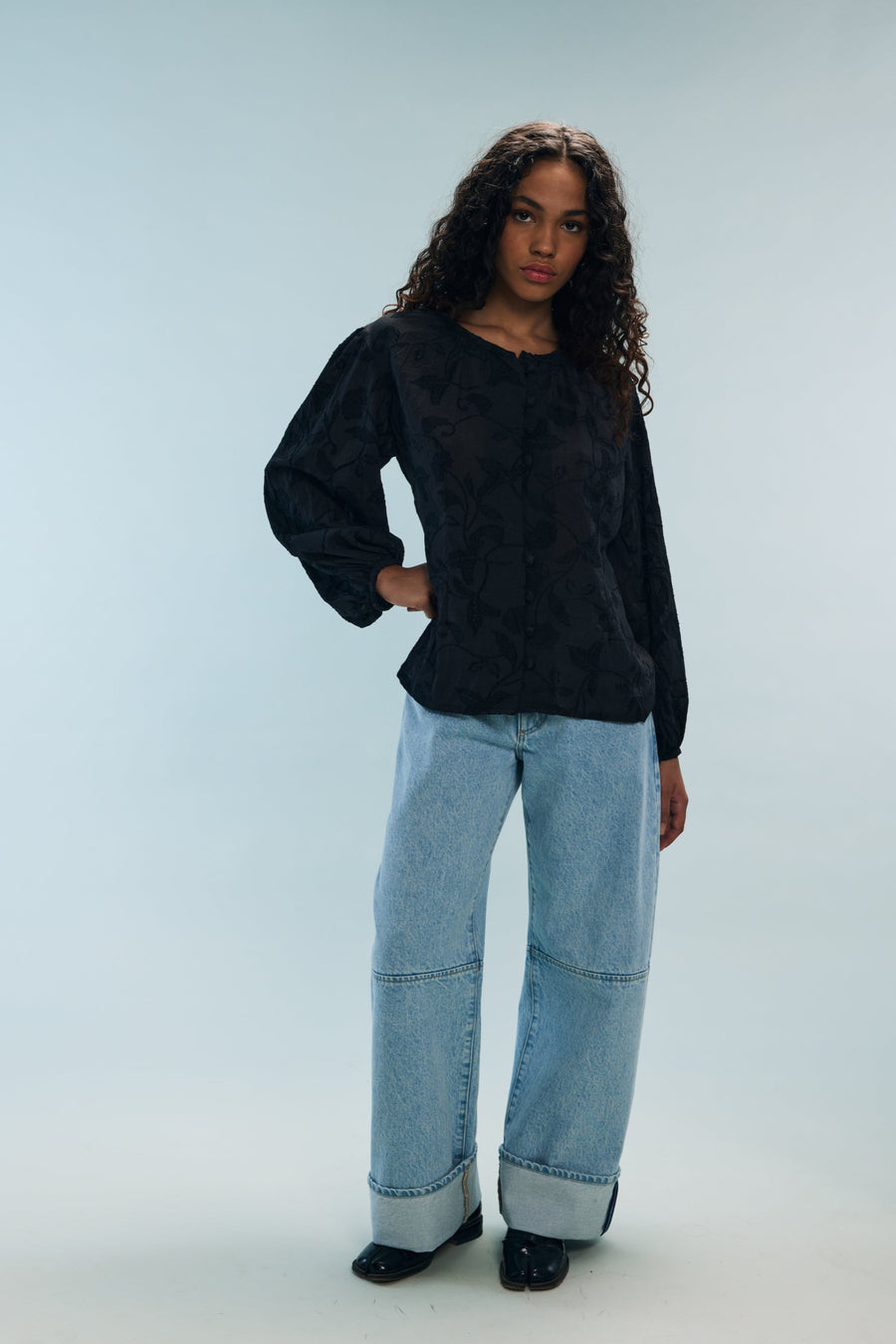 Blouse noire Janie