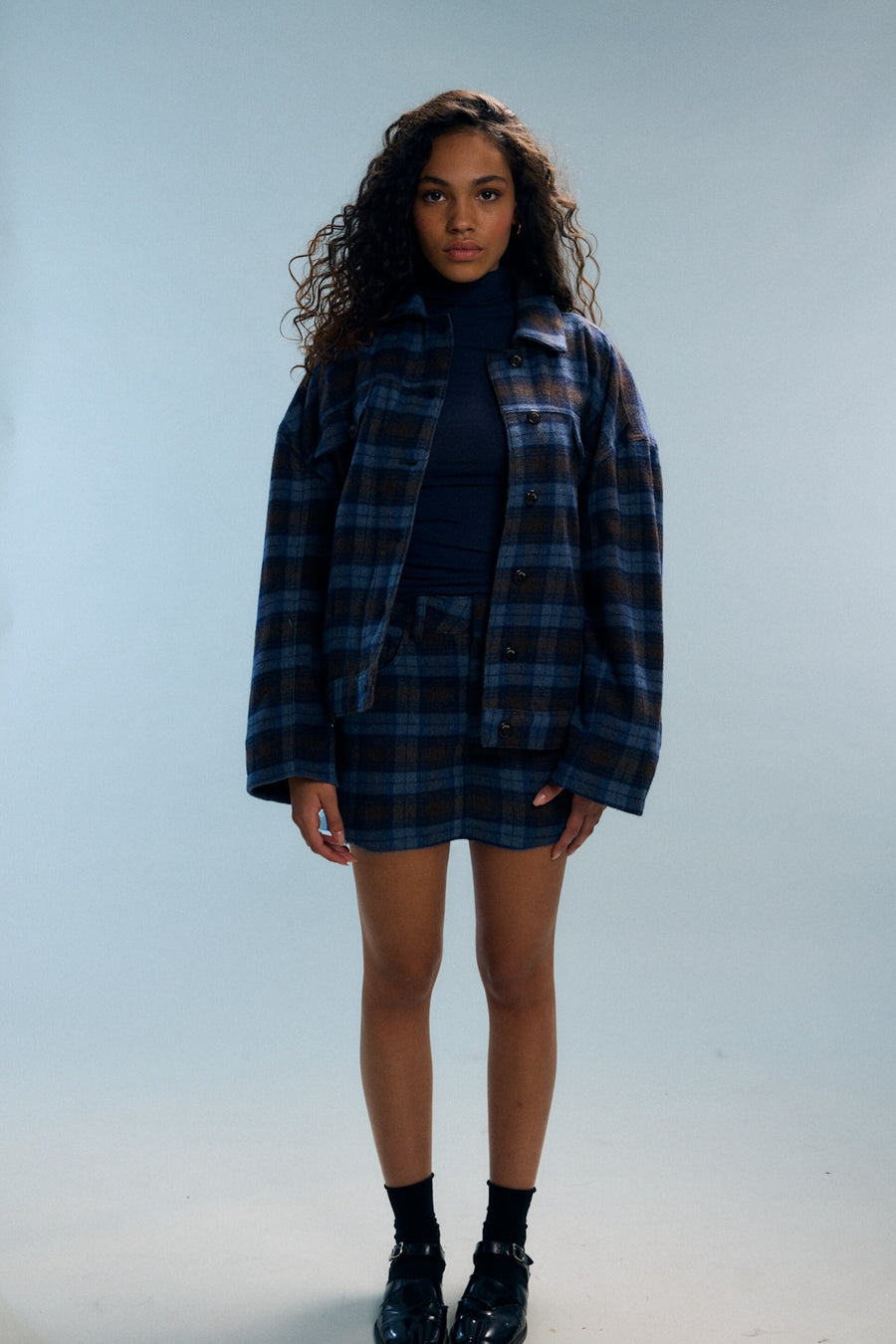 Veste à carreaux Tamar