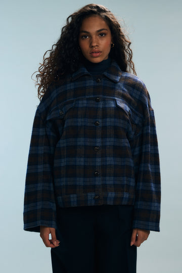 Veste à carreaux Tamar