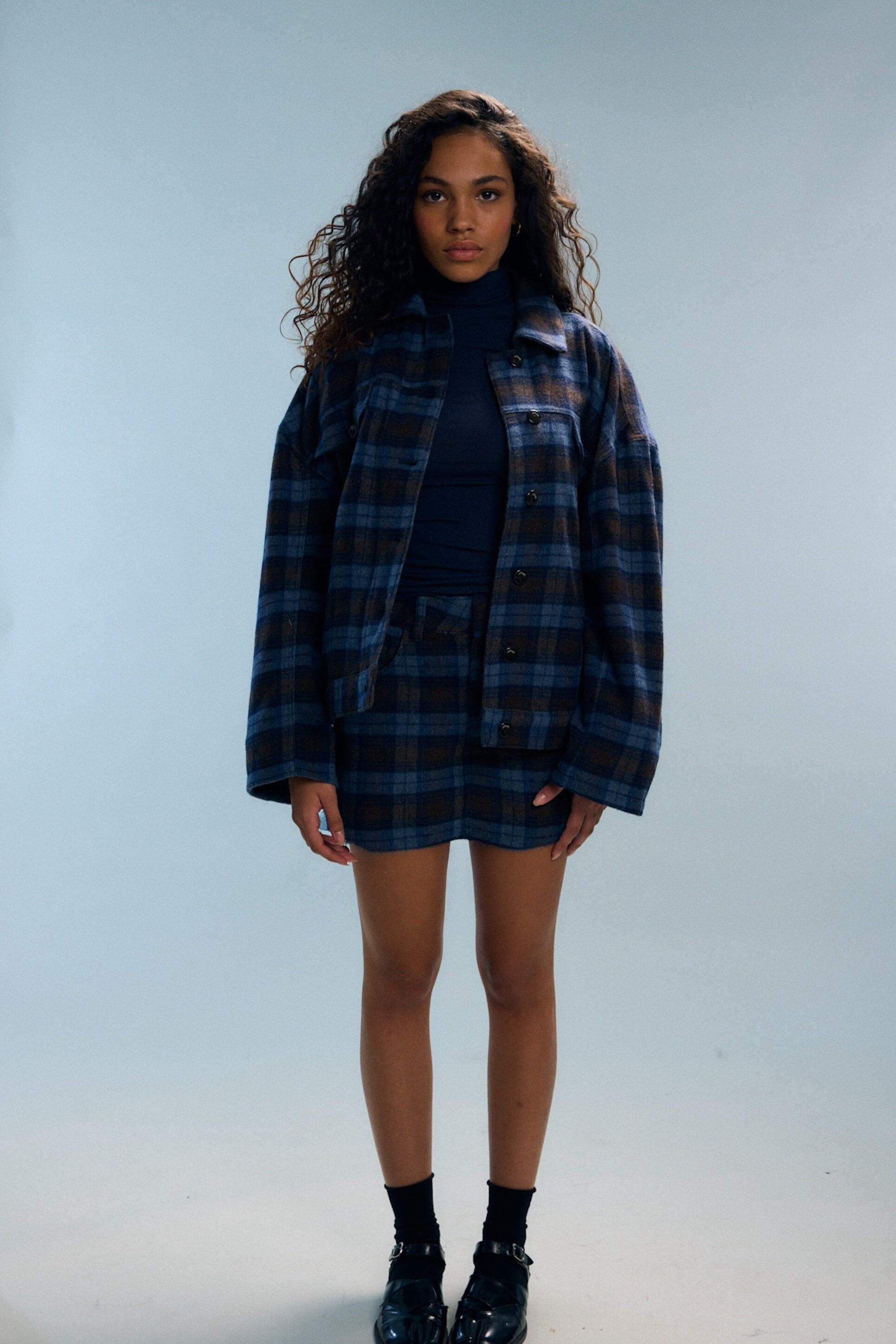 Veste à carreaux Tamar