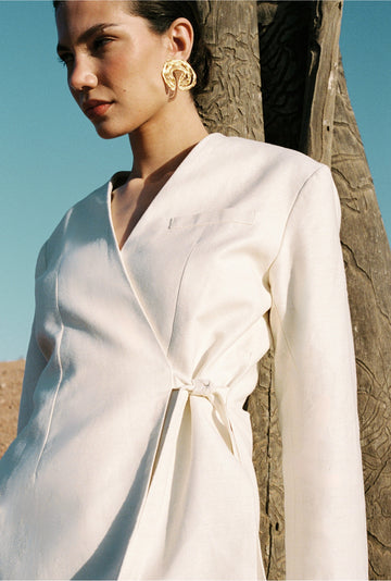Veste tailleur Youssef écru