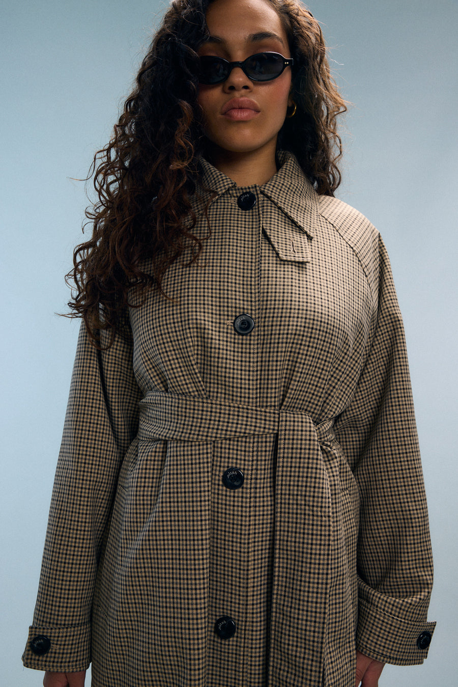 Trench à carreaux Bobby