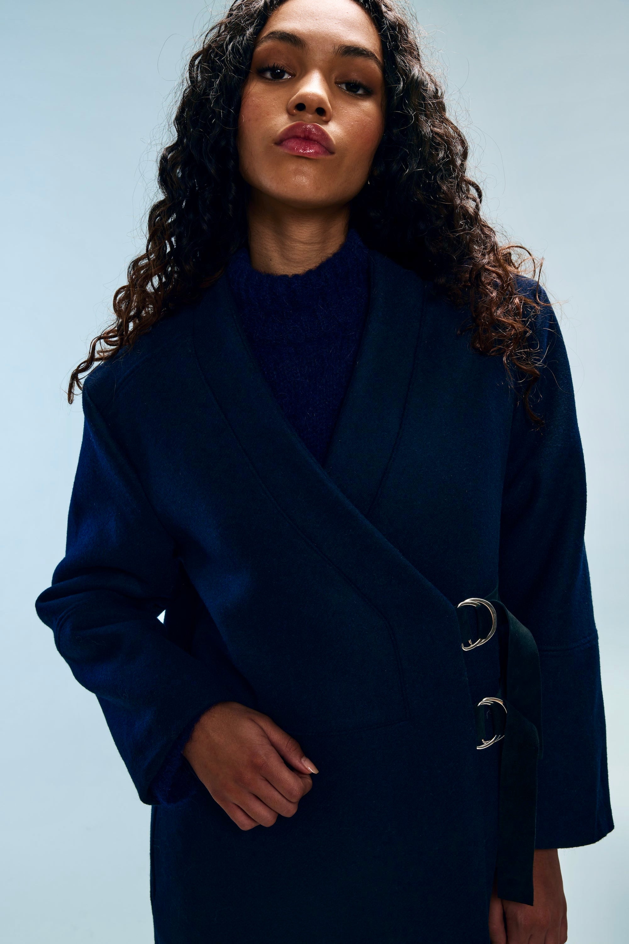 Manteau marine Ninon