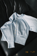 Cardigan bleu ciel Nicole