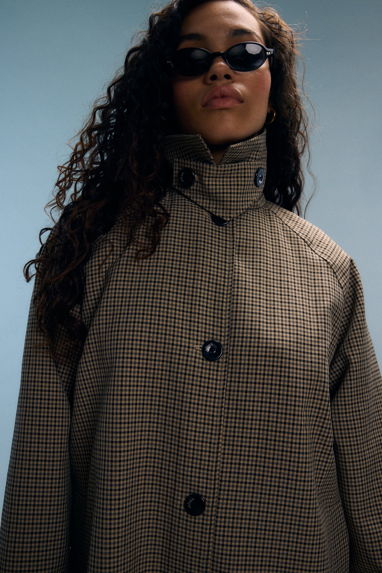 Trench à carreaux Bobby