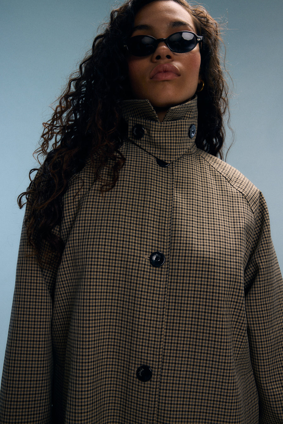 Trench à carreaux Bobby