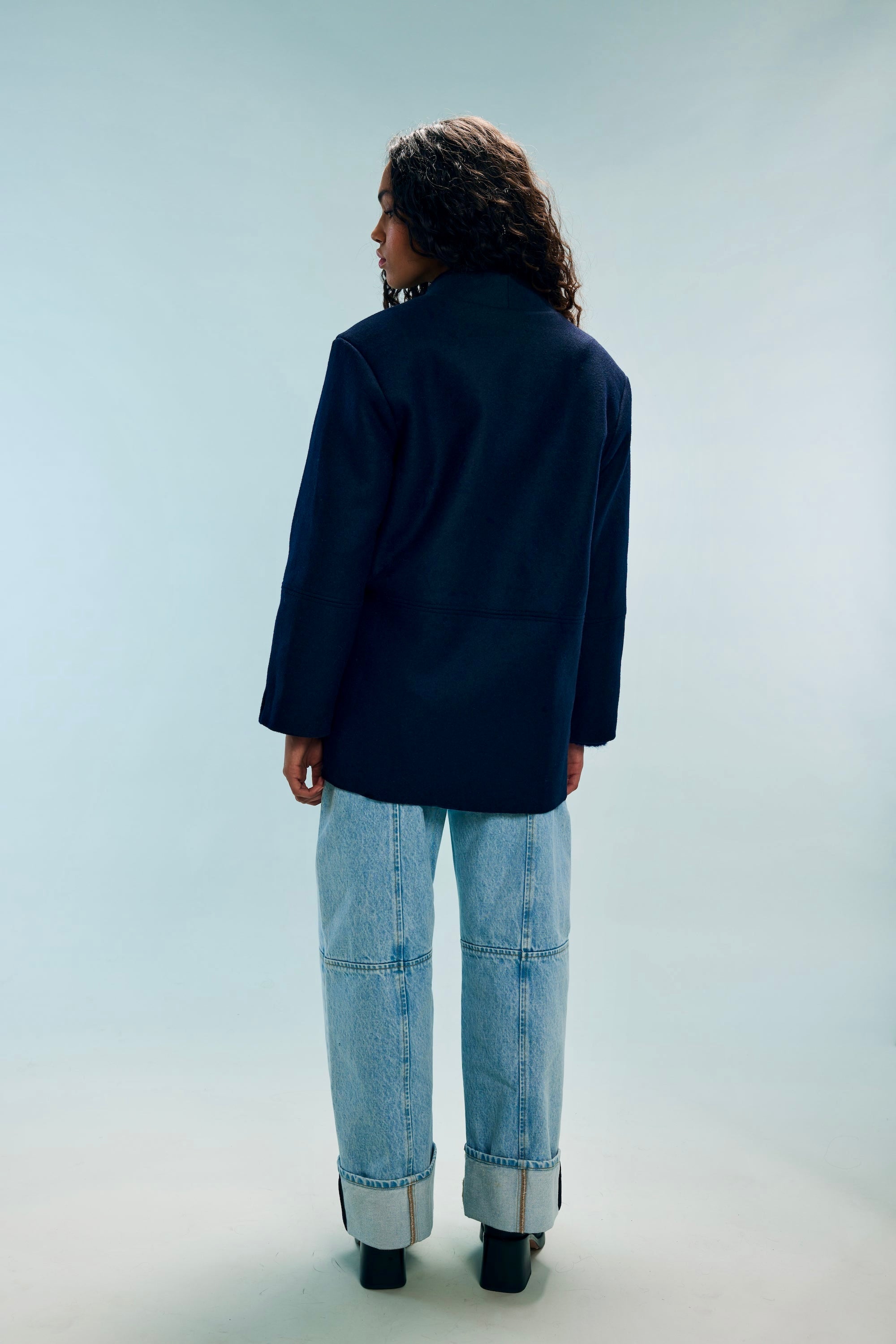 Manteau marine Ninon