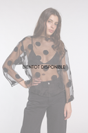 Blouse à pois Pola