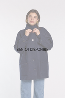 Manteau en laine marine Bobby
