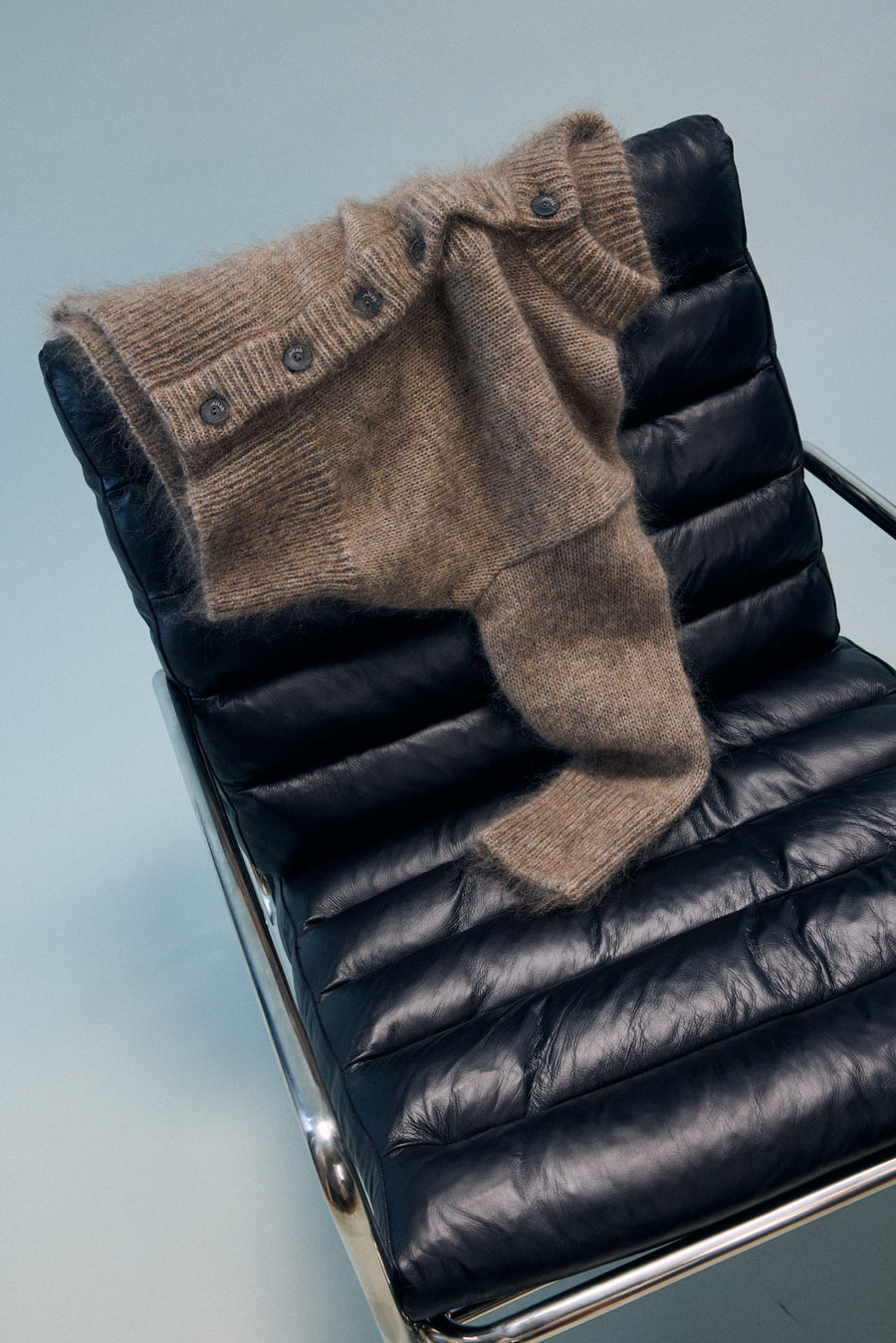 Gilet marron chiné Marly