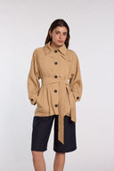 Trench court mocha Ella