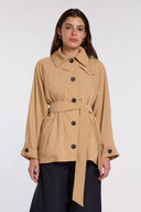 Trench court mocha Ella