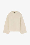 Pull oversized écru Nina