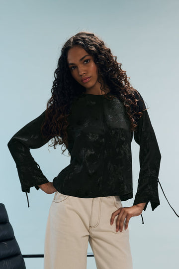 Blouse noire Yana
