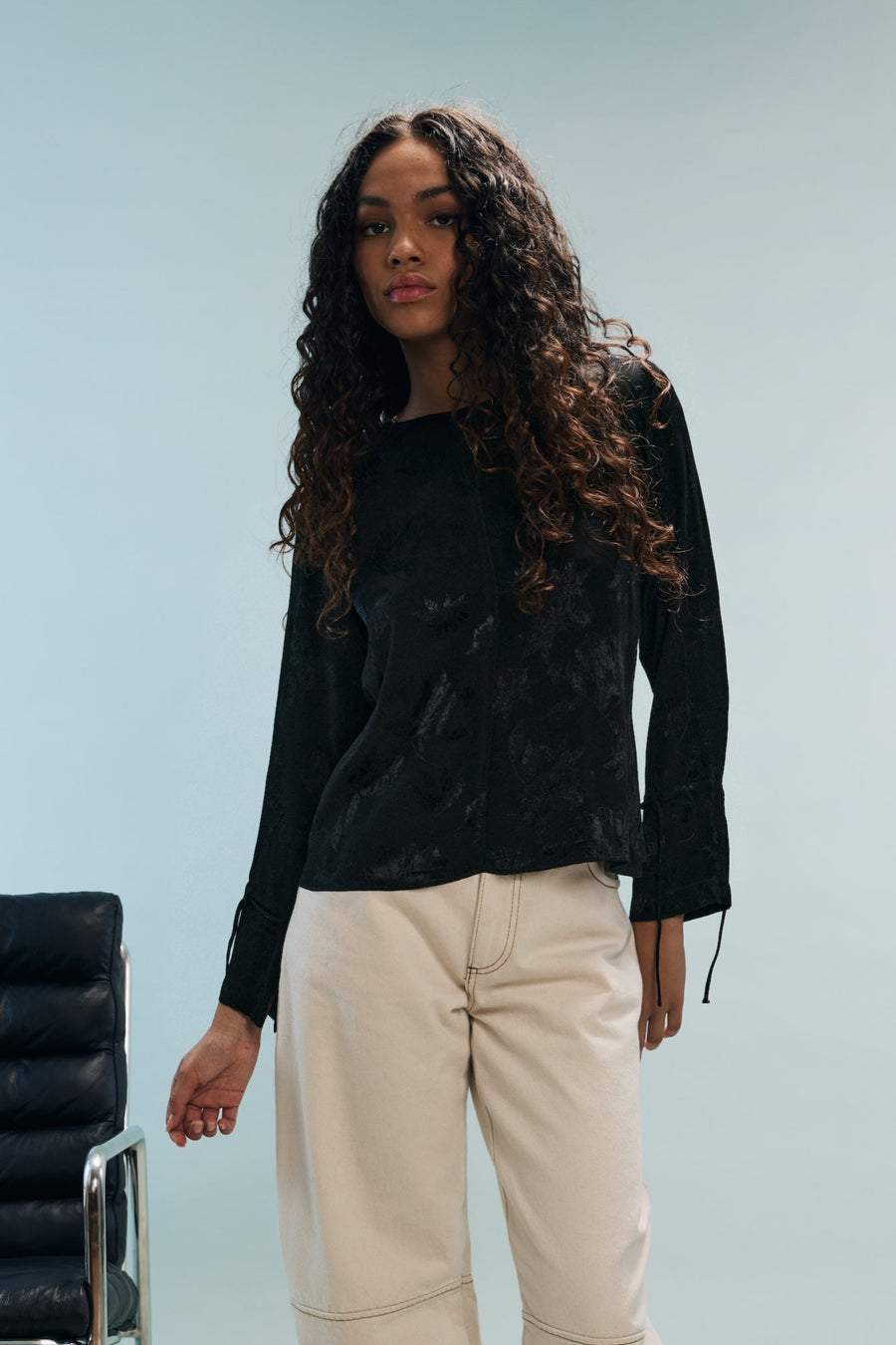 Blouse noire Yana