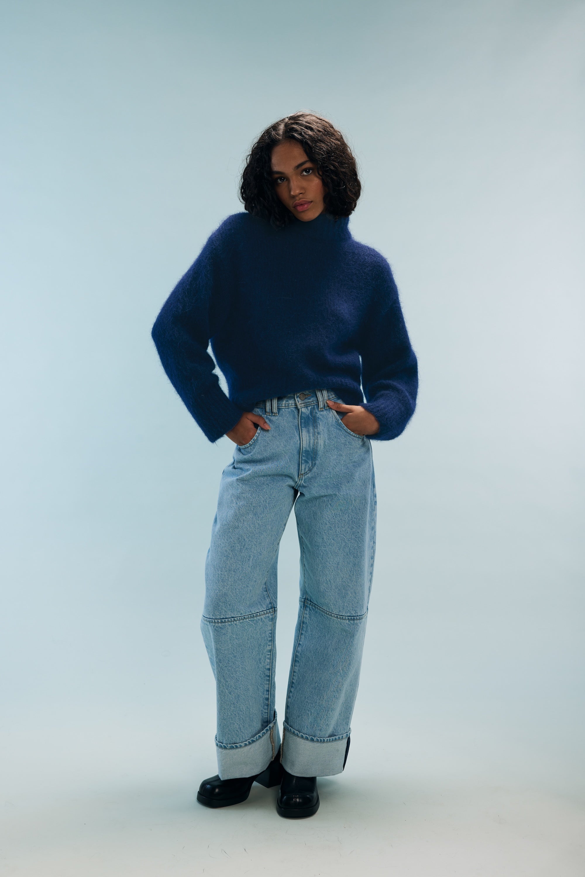 Pull bleu marine Marc