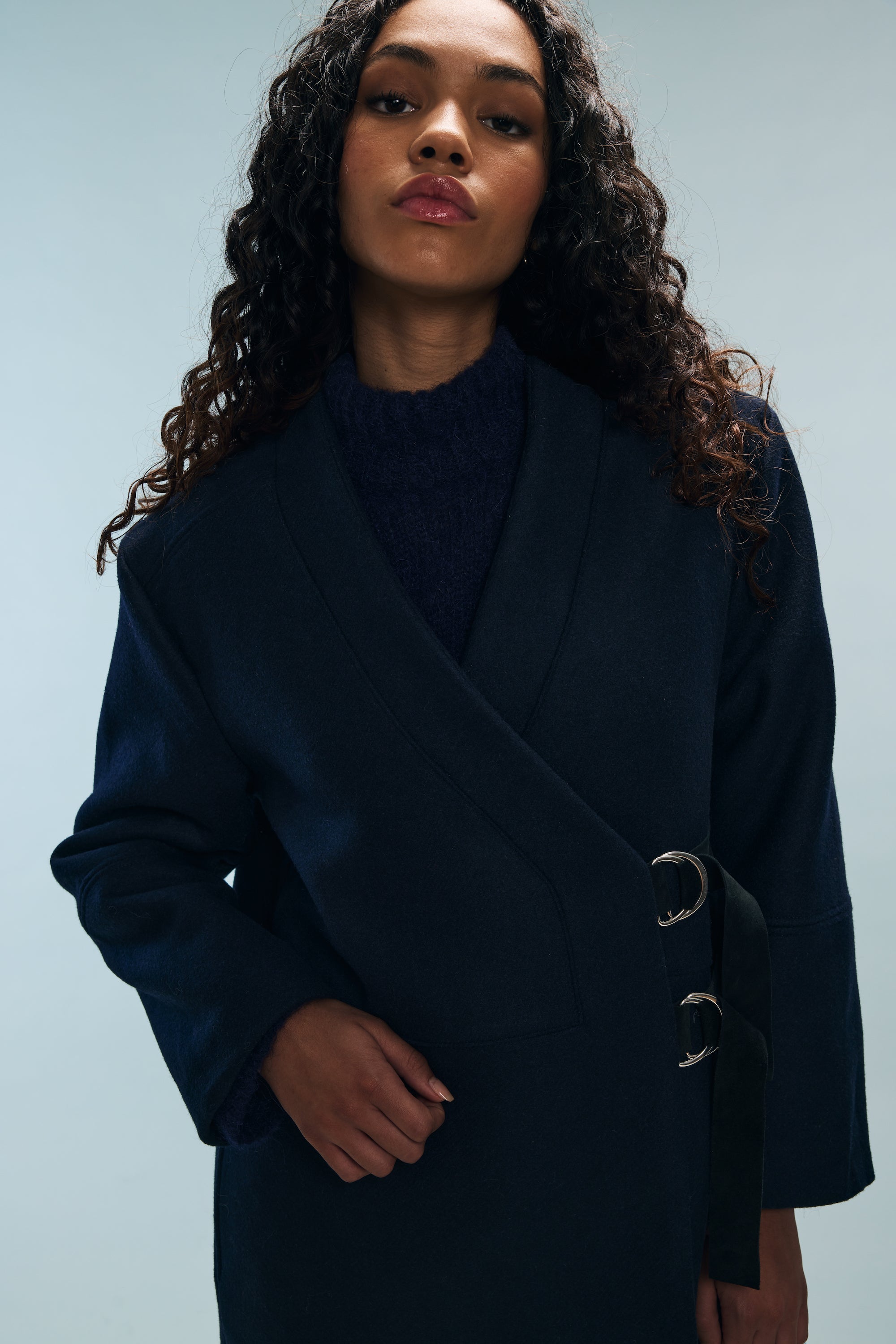 Manteau marine Ninon