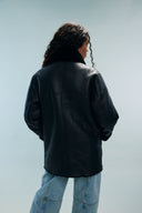 Peau lainée noire Julien