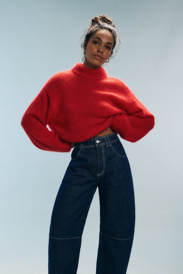 Pull rouge Marc