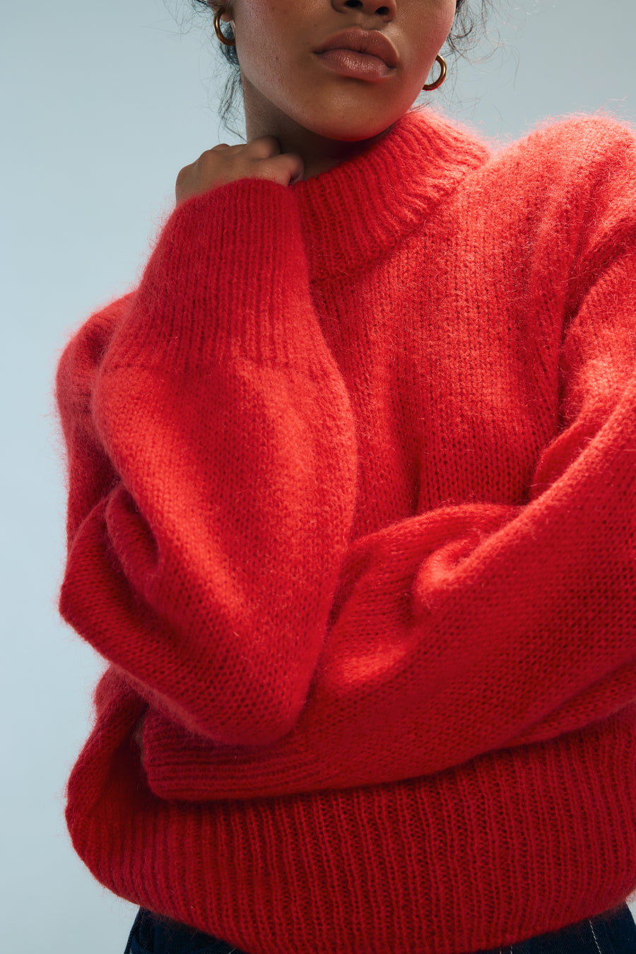 Pull rouge Marc