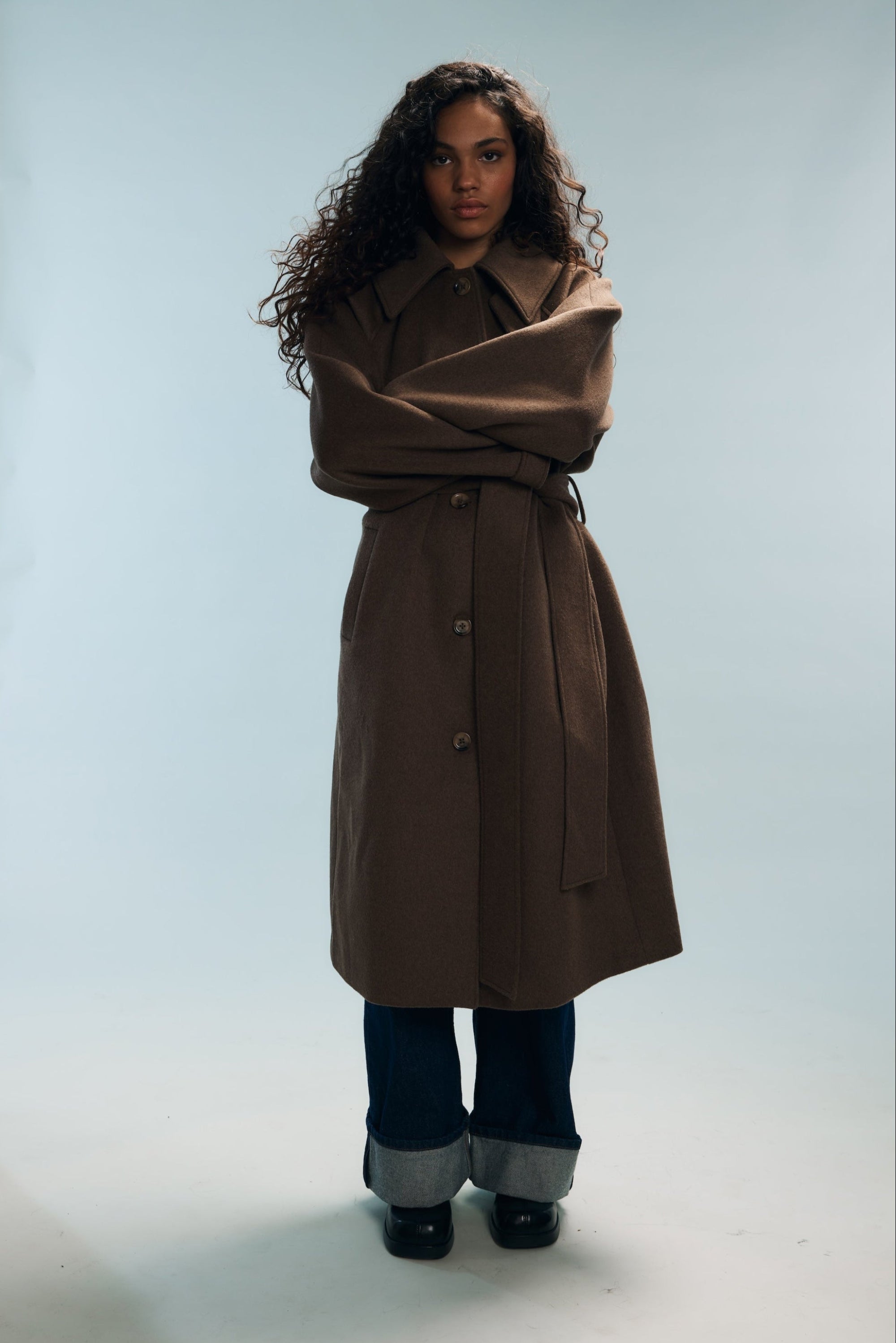 Manteau marron Billy