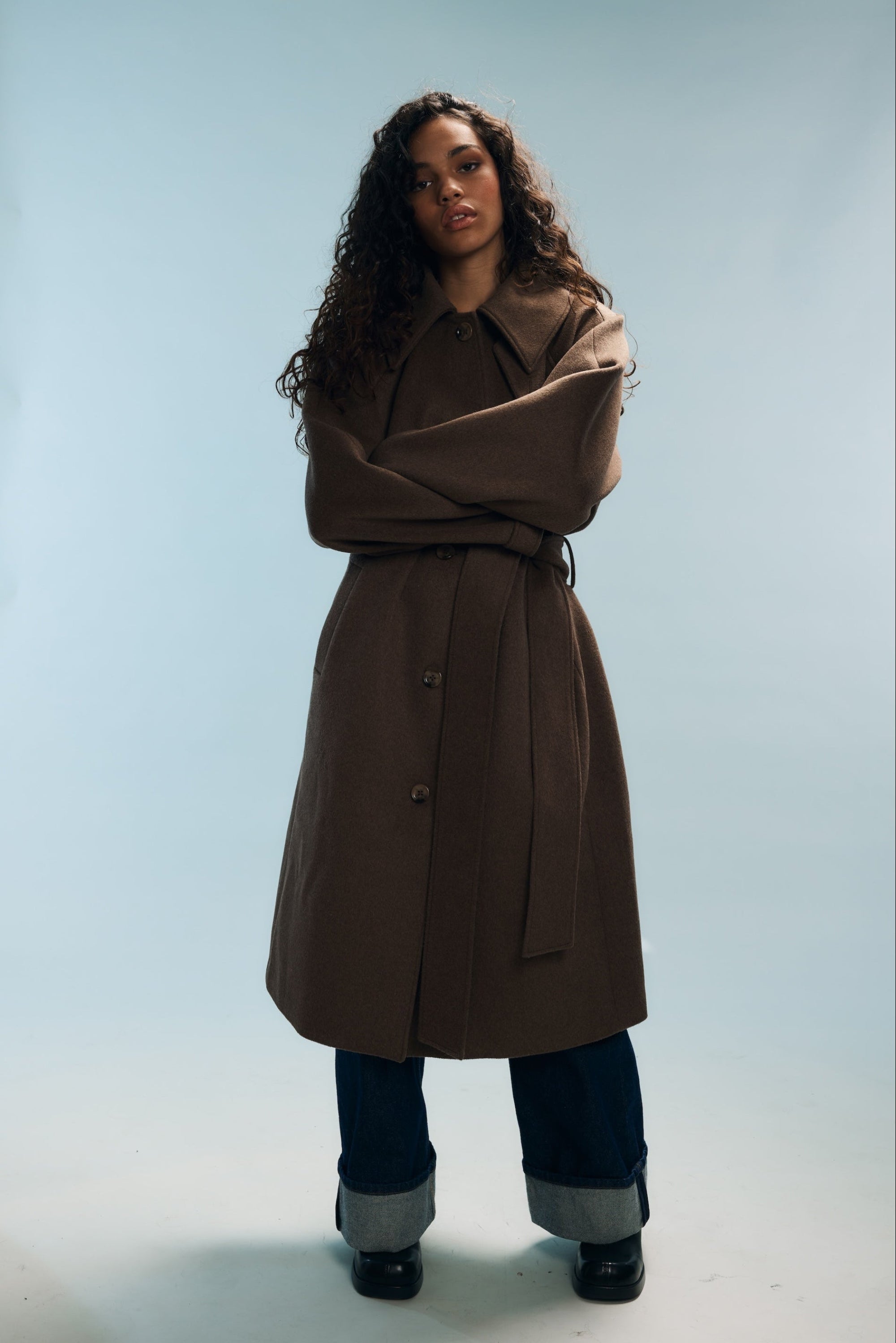 Manteau marron Billy