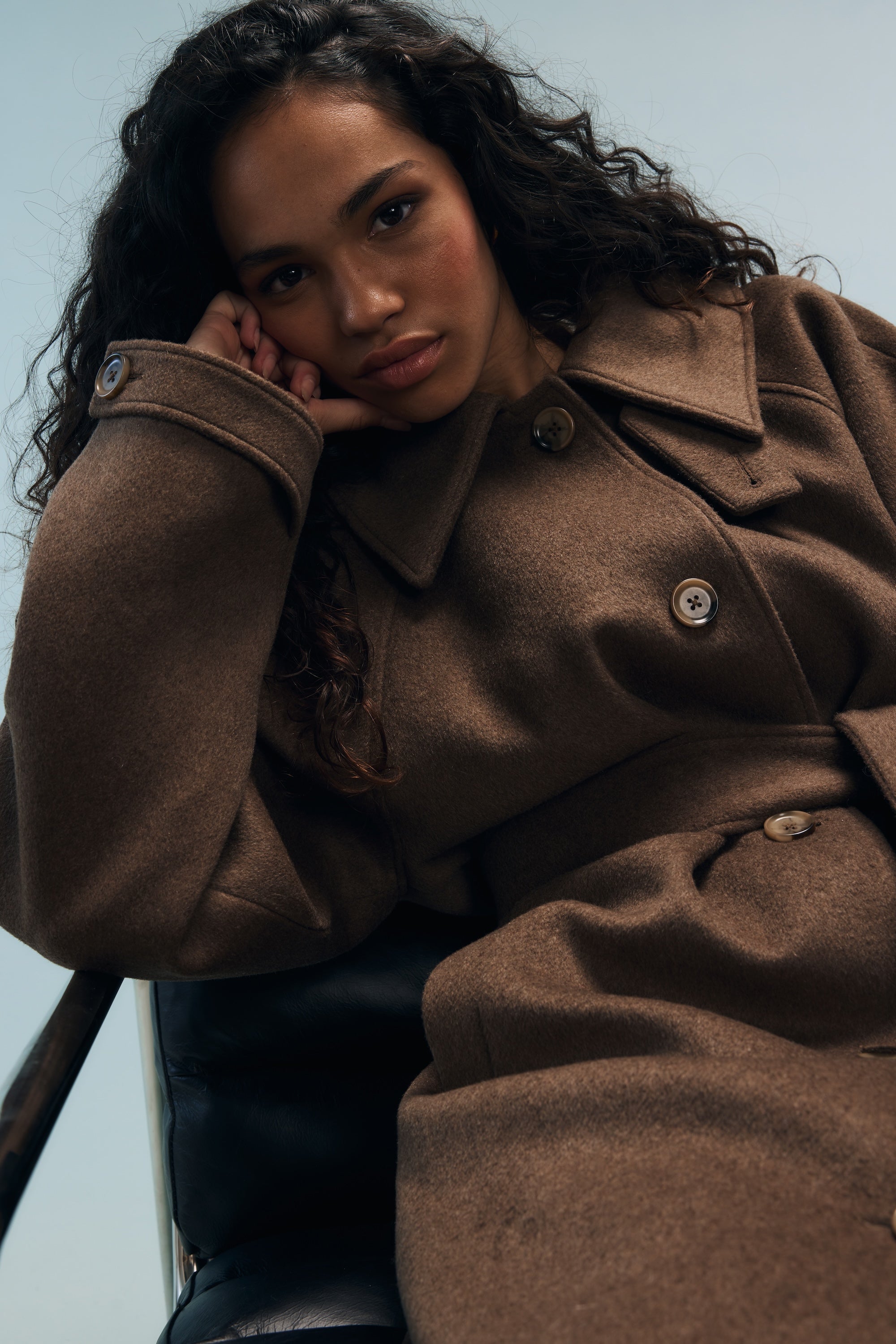 Manteau marron Billy