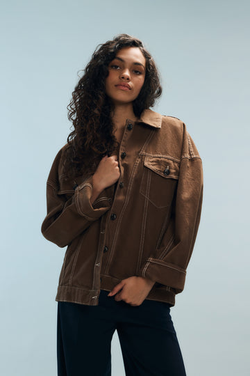 Veste marron Tamar