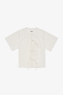 Blouse en toile à nouer Rita