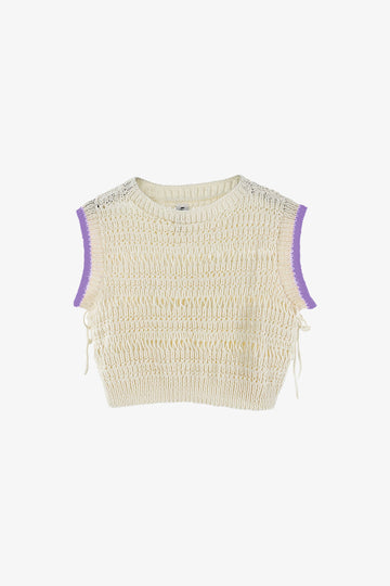 Pull tricoté à la main Rachel
