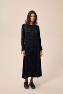 Robe satin jacquard Yaelle
