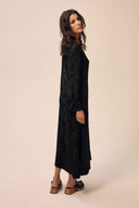 Robe satin jacquard Yaelle