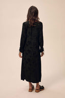Robe satin jacquard Yaelle