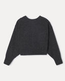 Pull dos-nu gris Nour