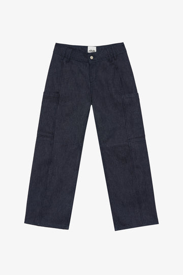 Jean cargo en denim brut Gautier