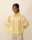 Chemise jaune beurre Noé