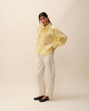 Chemise jaune beurre Noé