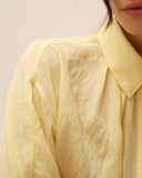 Chemise jaune beurre Noé