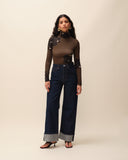 Col roulé imprimé Mali