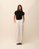 Pantalon tailleur lin Chris