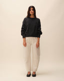 Pull dos-nu gris Nour