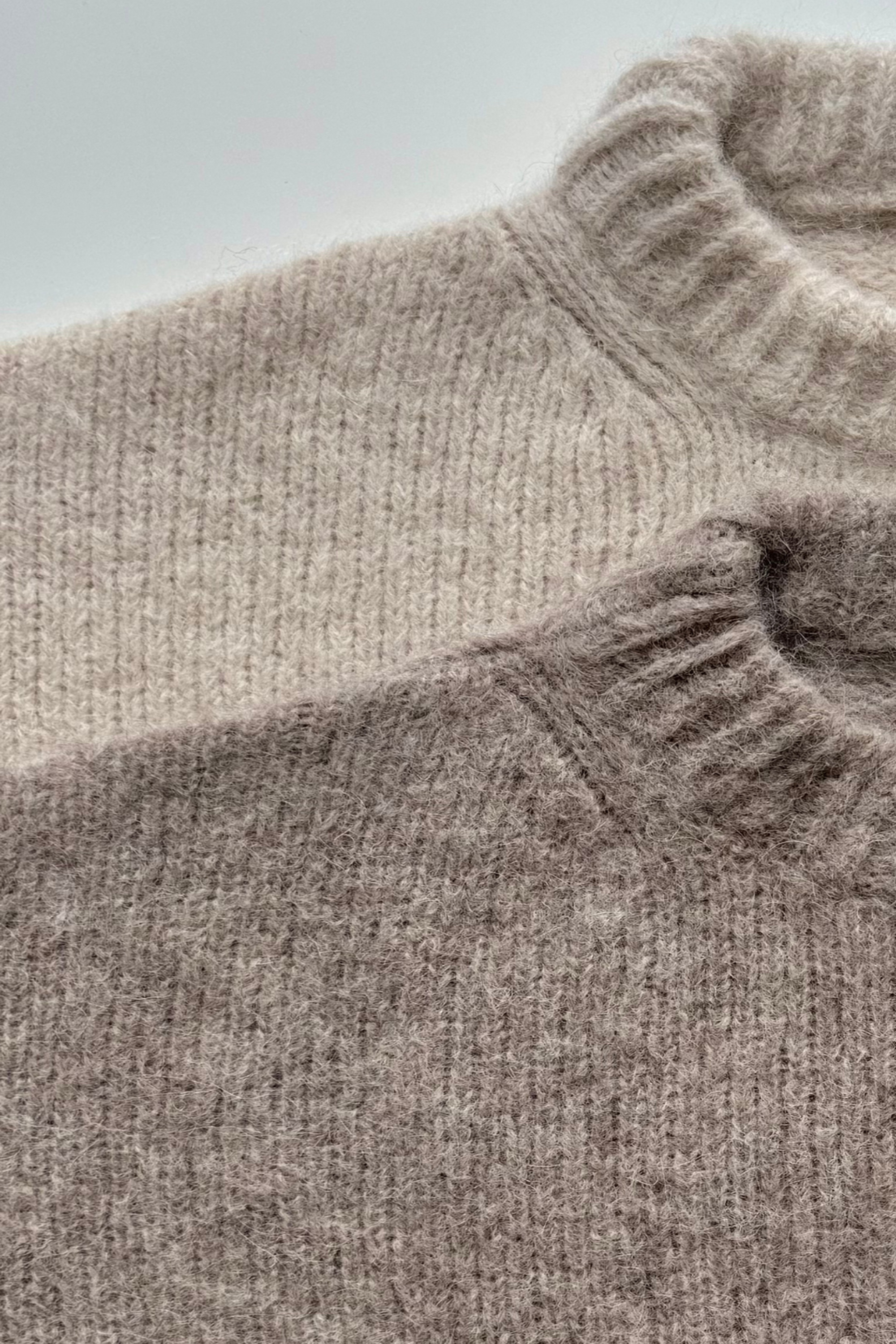 Pull oversized marron chiné Nina