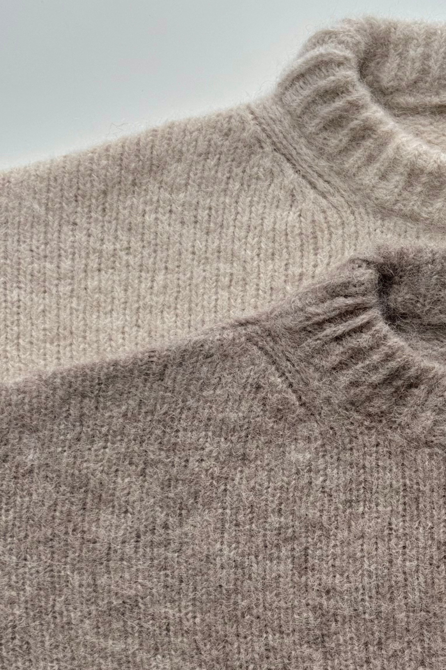 Pull oversized marron chiné Nina