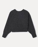 Pull dos-nu gris Nour