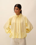 Chemise jaune beurre Noé