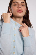 Cardigan bleu ciel Nicole