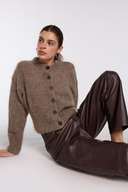 Gilet marron chiné Marly